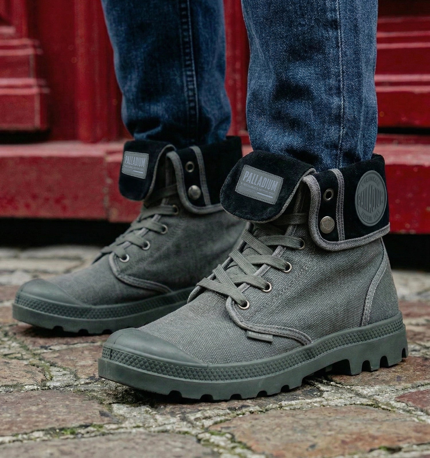 Pampa Baggy Boots Metal Black