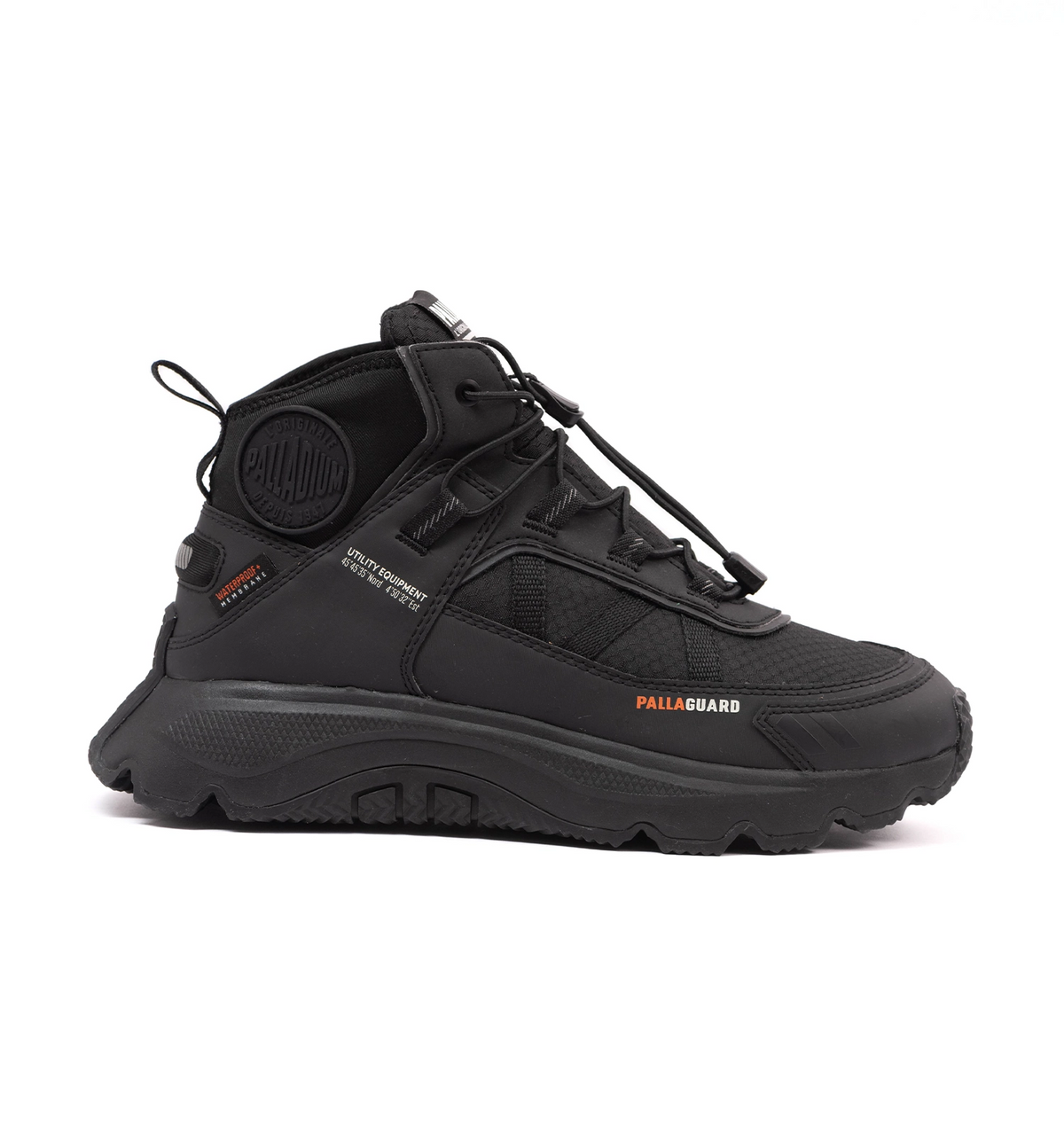 hunder MD Protect WP+ Palladium Boots Black