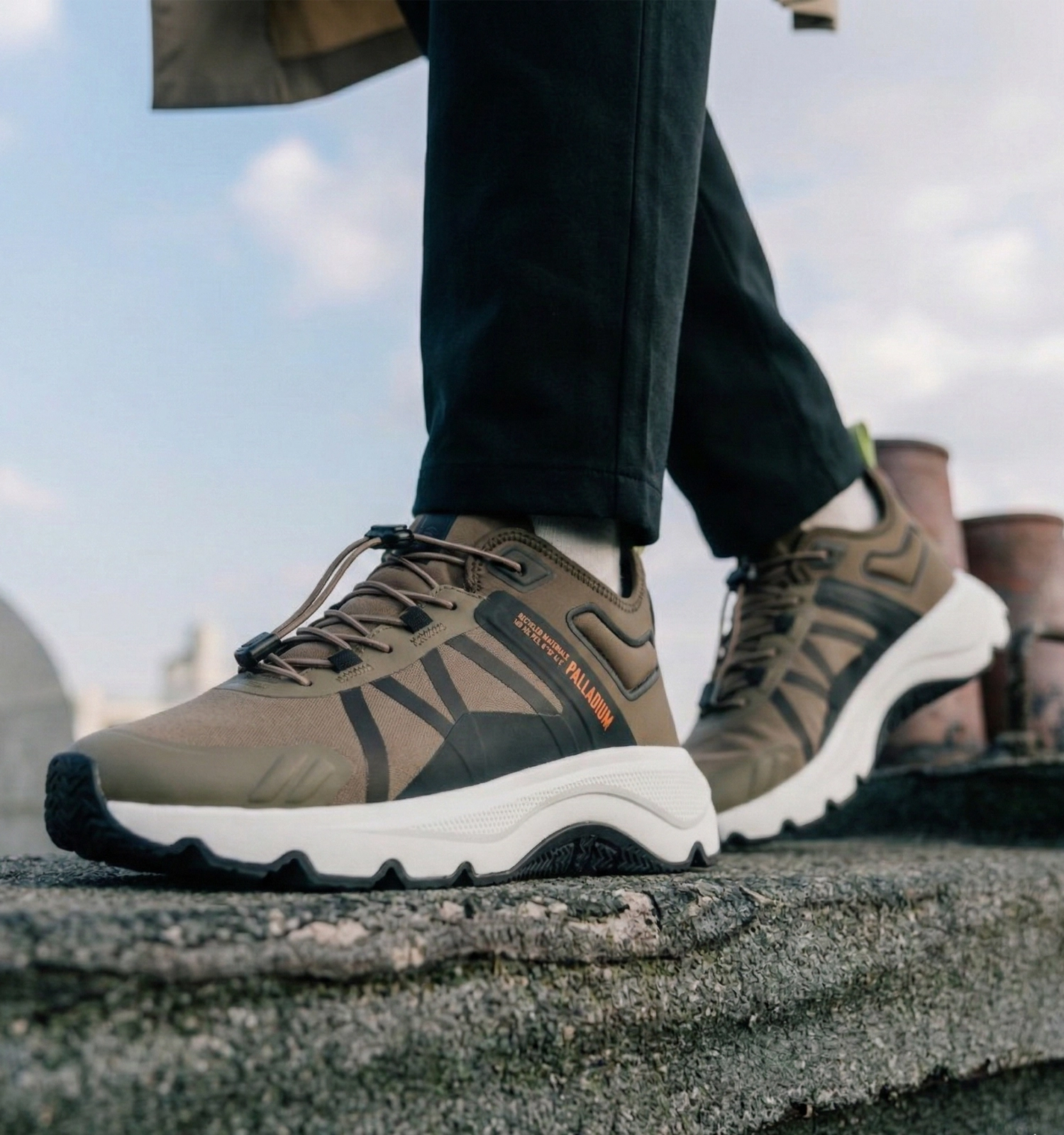 Thunder Escape Sneakers Olive Night